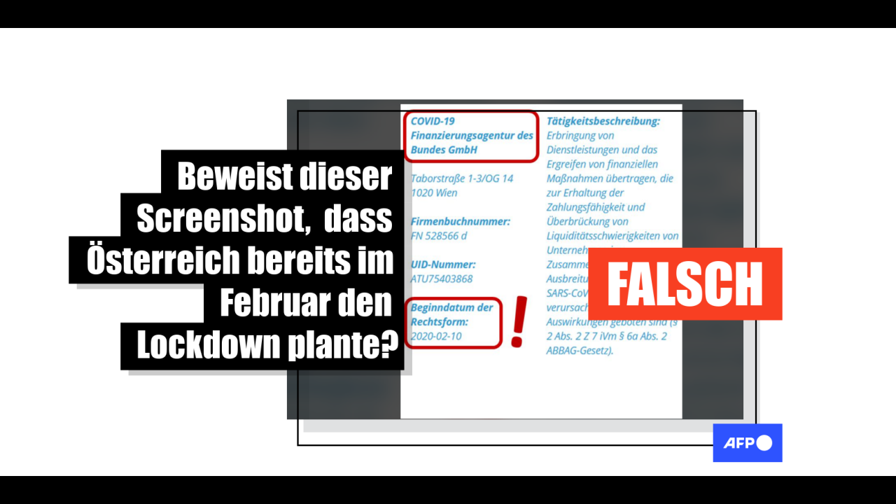 Dieser Screenshot Beweist Keine Lockdown Vorbereitungen Osterreichs Im Februar Faktencheck